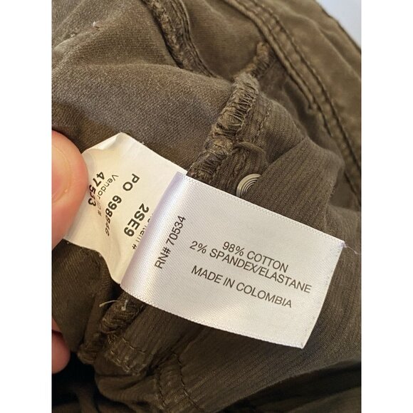 Orvis 5 Pocket Pants Men's 40x30 Greenish Brown Color Relaxed Fit Cotton - Picture 9 of 10